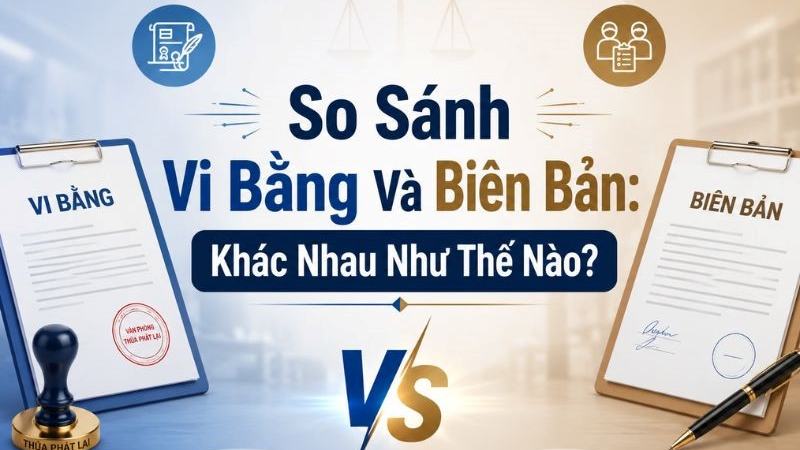 So sánh vi bằng và biến bản khác nhau như thế nào [00dbb95c454a]