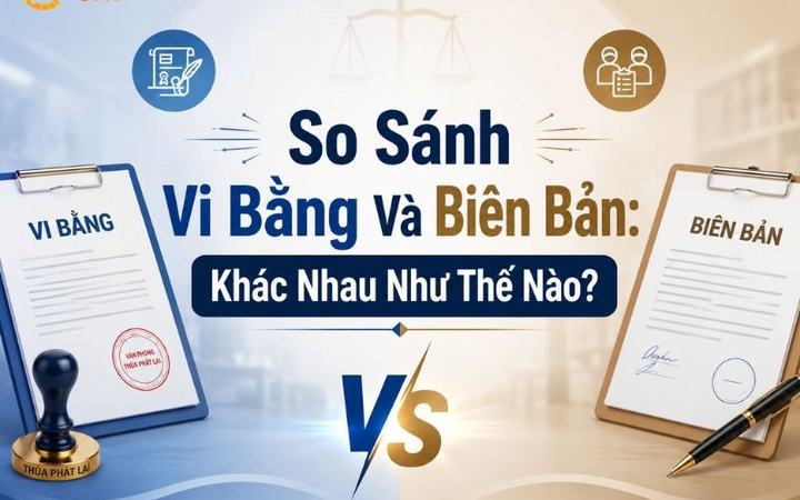 So sánh vi bằng và biến bản khác nhau như thế nào [00dbb95c454a]
