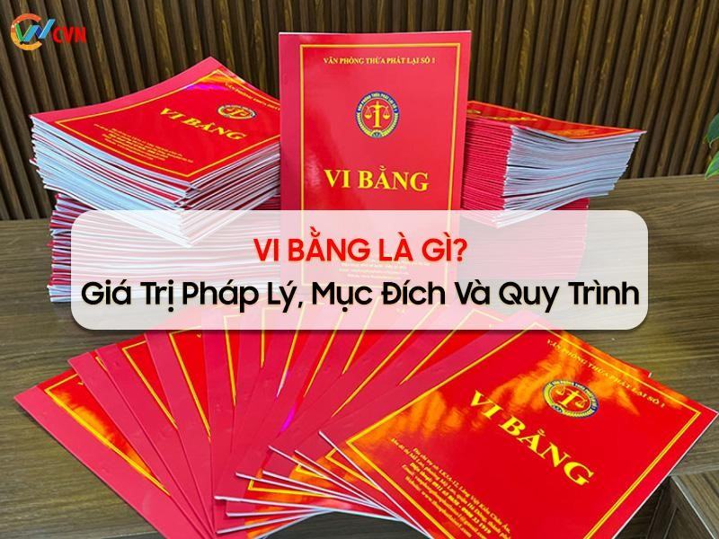 Tìm hiểu tổng quan về Vi bằng