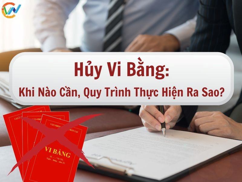Tìm hiểu về việc hủy vi bằng