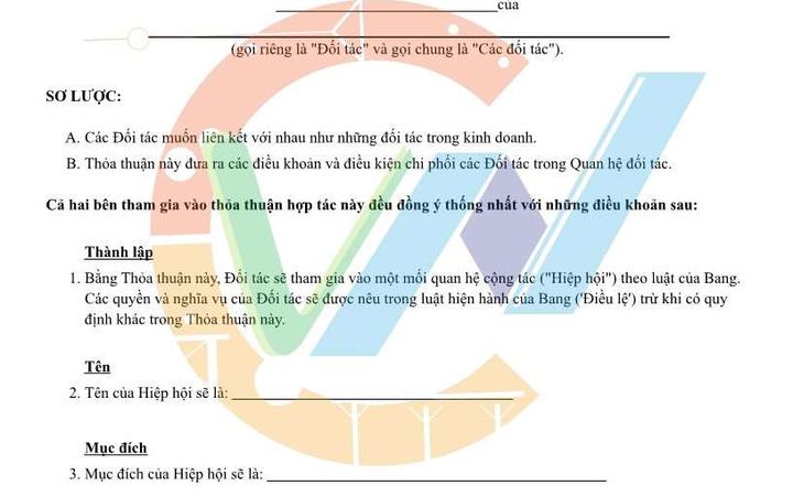 Mẫu hợp đồng thỏa thuận hợp tác 1 [423ba63bed4c]