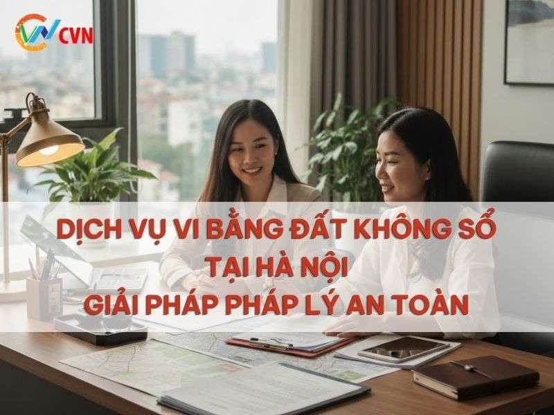 Dịch vụ vi bằng đất không sổ tại hà nội