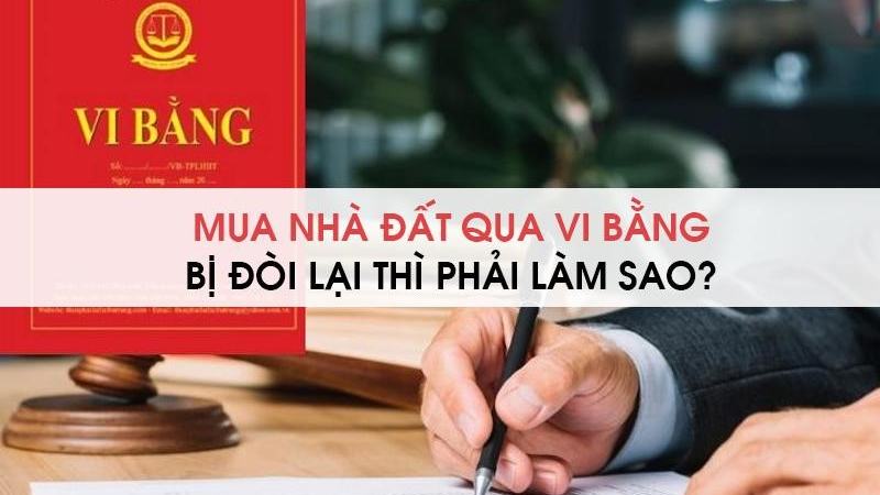 Giải đáp: Mua nhà đất qua vi bằng bị đòi lại, phải làm sao? [59228317ba66]