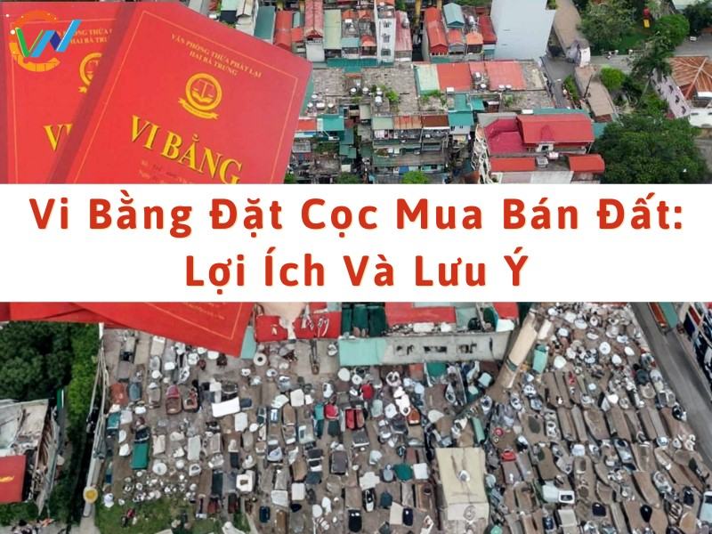 Tìm hiểu về vi bằng đặt cọc mua bán đất