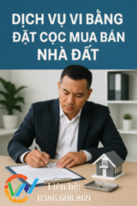 Dịch Vụ Vi Bằng Đặt Cọc Mua Bán Nhà Đất