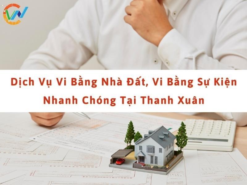 Dịch vụ lâp vi bằng nhà đất, vi bằng sự kiện tại Thanh Xuân