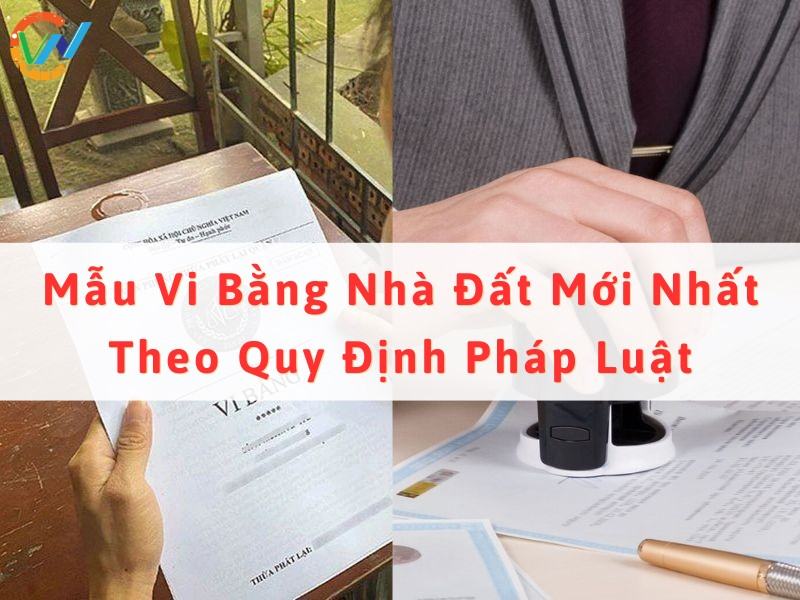 Mẫu vi bằng nhà đất mới nhất