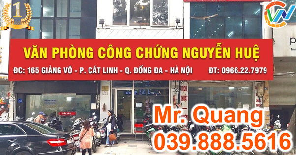 Công Chứng Hợp Đồng Tại Văn Phòng Công Chứng Nguyễn Huệ