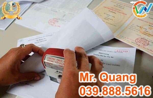 thủ tục công chứng sao y bản chính