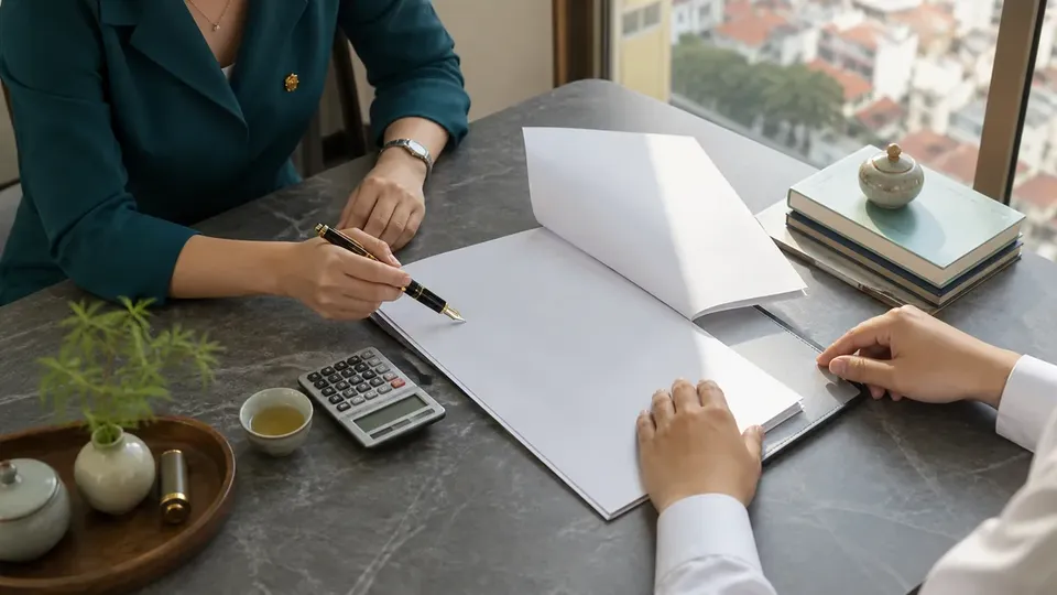 Bảng Báo Giá Dịch Vụ Công Chứng Quận Ba Đình Hà Nội — hình minh họa công chứng