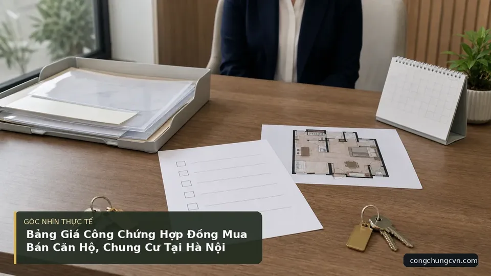 Chi tiết minh họa công chứng trong bài Bảng Giá Công Chứng Hợp Đồng Mua Bán Căn Hộ, Chung Cư Tại Hà Nội