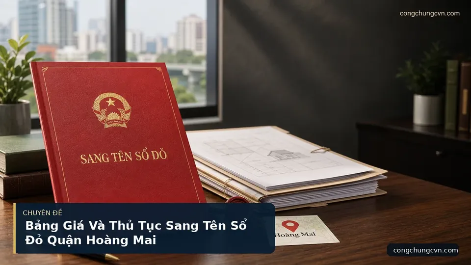 Bảng Giá Và Thủ Tục Sang Tên Sổ Đỏ Quận Hoàng Mai