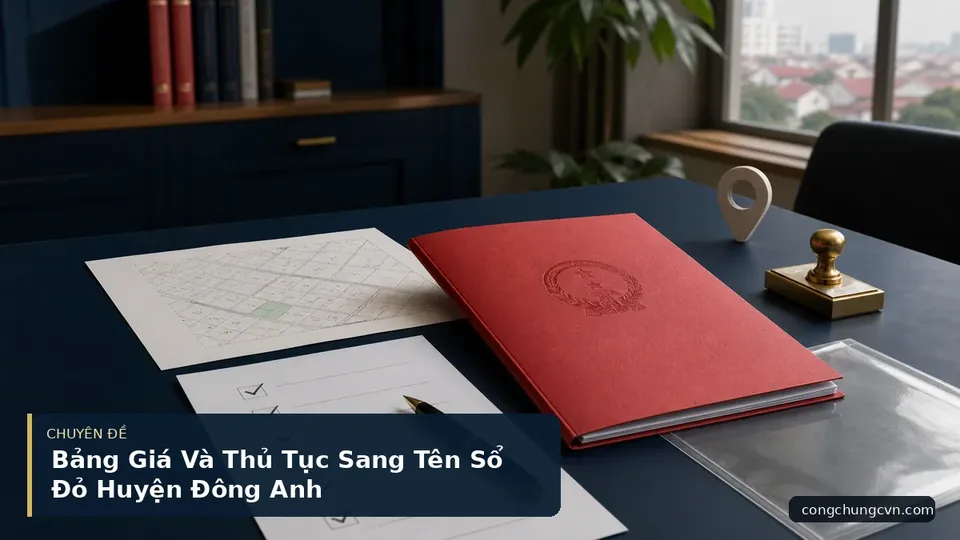 Bảng Giá Và Thủ Tục Sang Tên Sổ Đỏ Huyện Đông Anh