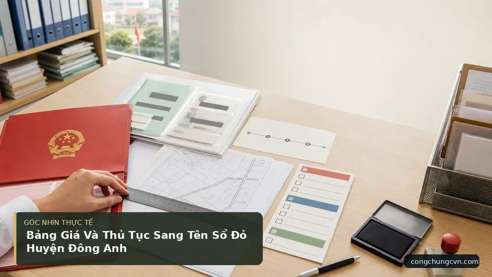 Chi tiết minh họa công chứng trong bài Bảng Giá Và Thủ Tục Sang Tên Sổ Đỏ Huyện Đông Anh