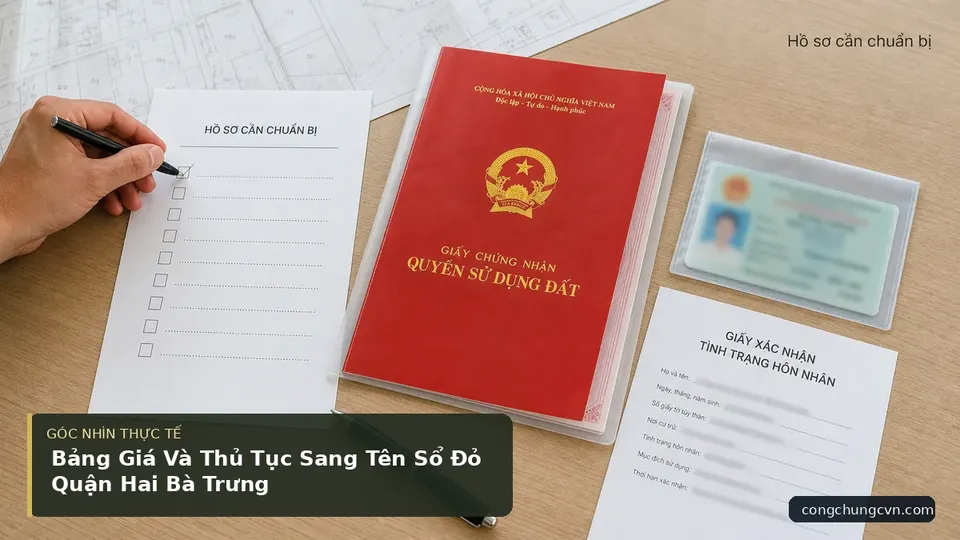 Chi tiết minh họa công chứng trong bài Bảng Giá Và Thủ Tục Sang Tên Sổ Đỏ Quận Hai Bà Trưng