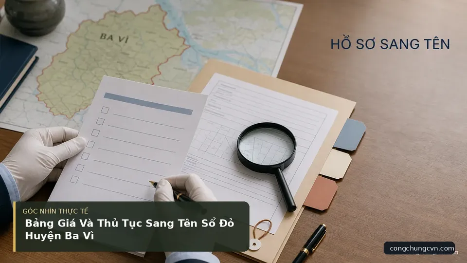 Chi tiết minh họa công chứng trong bài Bảng Giá Và Thủ Tục Sang Tên Sổ Đỏ Huyện Ba Vì
