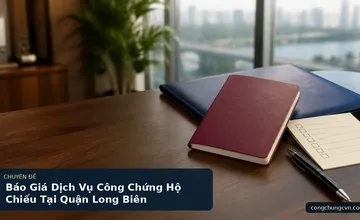 Báo Giá Dịch Vụ Công Chứng Hộ Chiếu Tại Quận Long Biên
