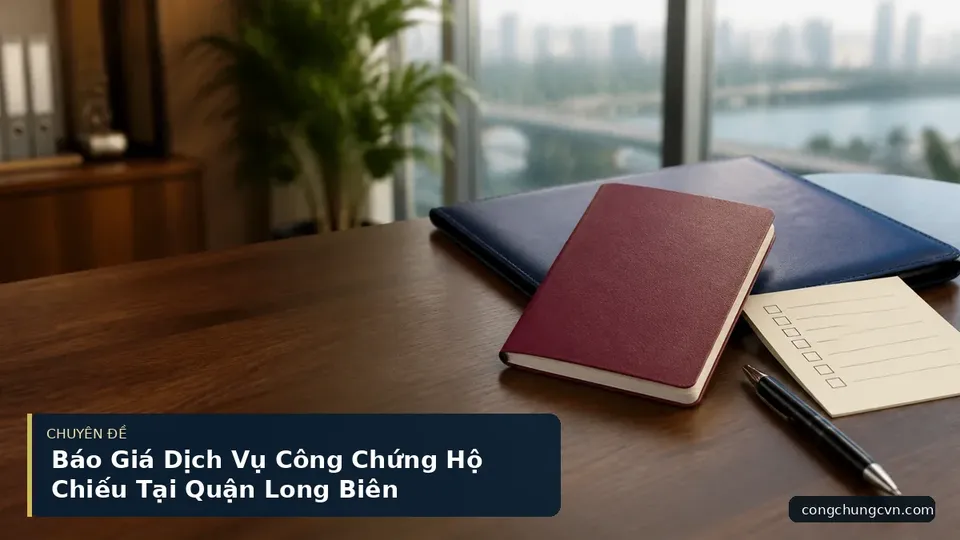 Báo Giá Dịch Vụ Công Chứng Hộ Chiếu Tại Quận Long Biên