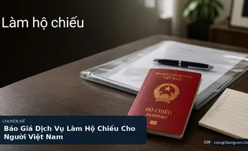 Báo Giá Dịch Vụ Làm Hộ Chiếu Cho Người Việt Nam