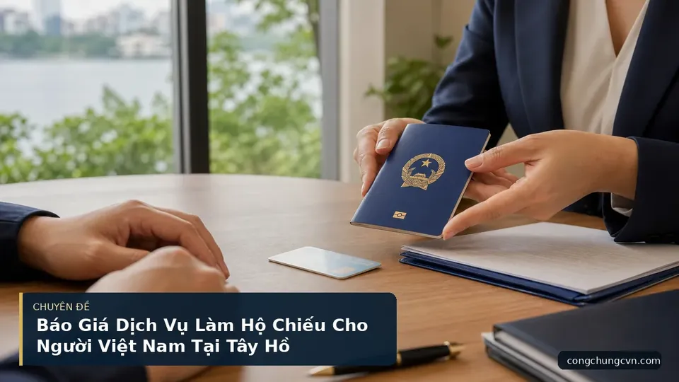 Báo Giá Dịch Vụ Làm Hộ Chiếu Cho Người Việt Nam Tại Tây Hồ
