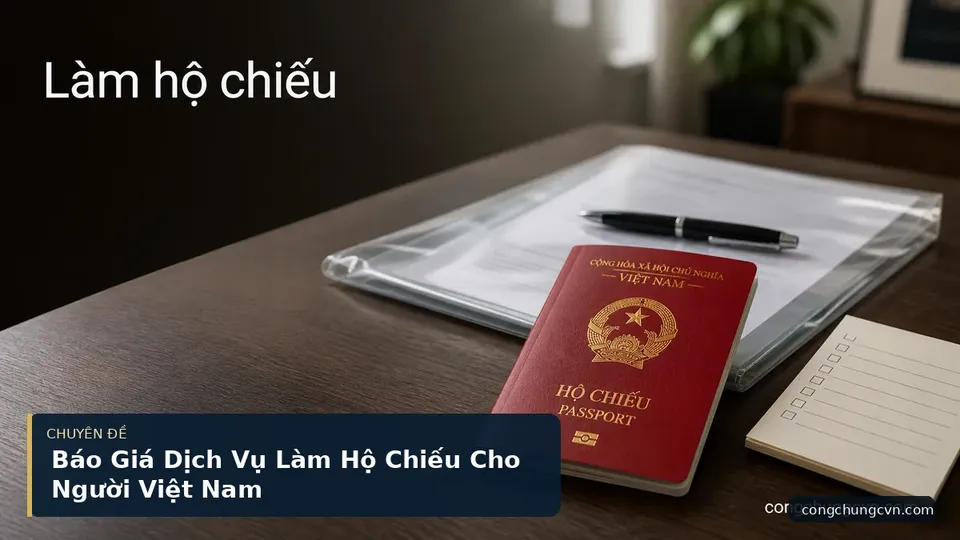 Báo Giá Dịch Vụ Làm Hộ Chiếu Cho Người Việt Nam