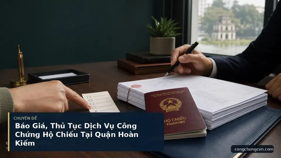 Báo Giá, Thủ Tục Dịch Vụ Công Chứng Hộ Chiếu Tại Quận Hoàn Kiếm