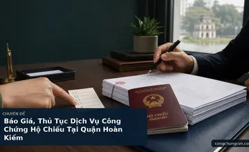 Báo Giá, Thủ Tục Dịch Vụ Công Chứng Hộ Chiếu Tại Quận Hoàn Kiếm