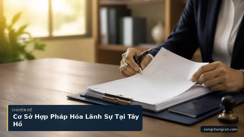 Cơ Sở Hợp Pháp Hóa Lãnh Sự Tại Tây Hồ