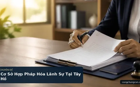 Cơ Sở Hợp Pháp Hóa Lãnh Sự Tại Tây Hồ