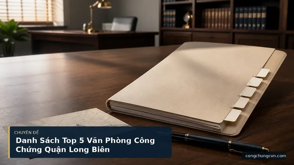 Danh Sách Top 5 Văn Phòng Công Chứng Quận Long Biên