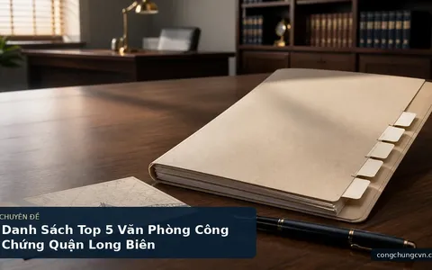 Danh Sách Top 5 Văn Phòng Công Chứng Quận Long Biên