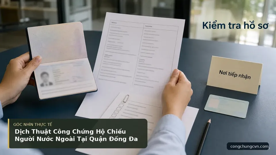 Dịch Thuật Công Chứng Hộ Chiếu Người Nước Ngoài Tại Quận Đống Đa — hình minh họa dịch thuật
