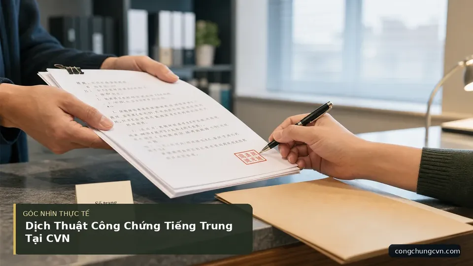 Chi tiết minh họa dịch thuật trong bài Dịch Thuật Công Chứng Tiếng Trung Tại CVN