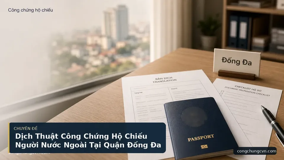 Dịch Thuật Công Chứng Hộ Chiếu Người Nước Ngoài Tại Quận Đống Đa