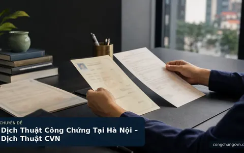 Dịch Thuật Công Chứng Tại Hà Nội – Dịch Thuật CVN