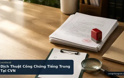 Dịch Thuật Công Chứng Tiếng Trung Tại CVN