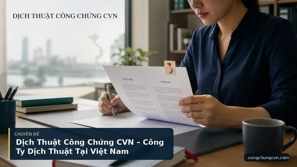 Dịch Thuật Công Chứng CVN – Công Ty Dịch Thuật Tại Việt Nam