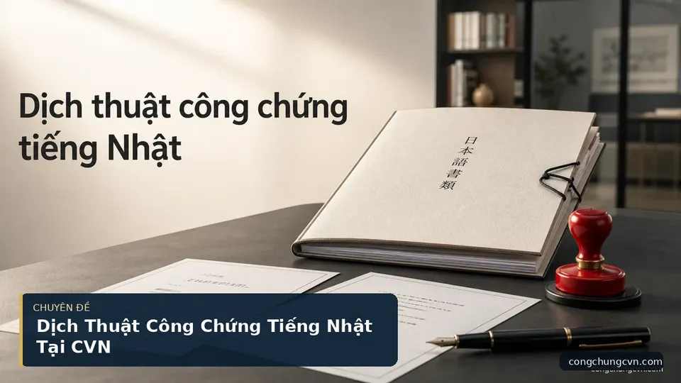 Dịch Thuật Công Chứng Tiếng Nhật Tại CVN
