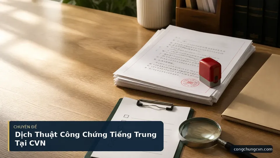 Dịch Thuật Công Chứng Tiếng Trung Tại CVN