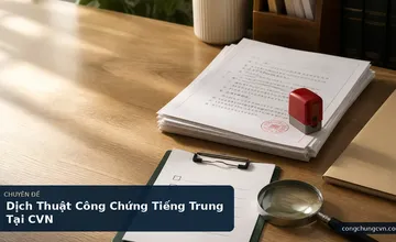 Dịch Thuật Công Chứng Tiếng Trung Tại CVN