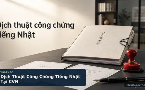 Dịch Thuật Công Chứng Tiếng Nhật Tại CVN