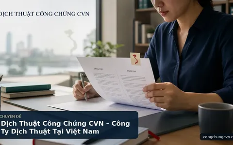 Dịch Thuật Công Chứng CVN – Công Ty Dịch Thuật Tại Việt Nam
