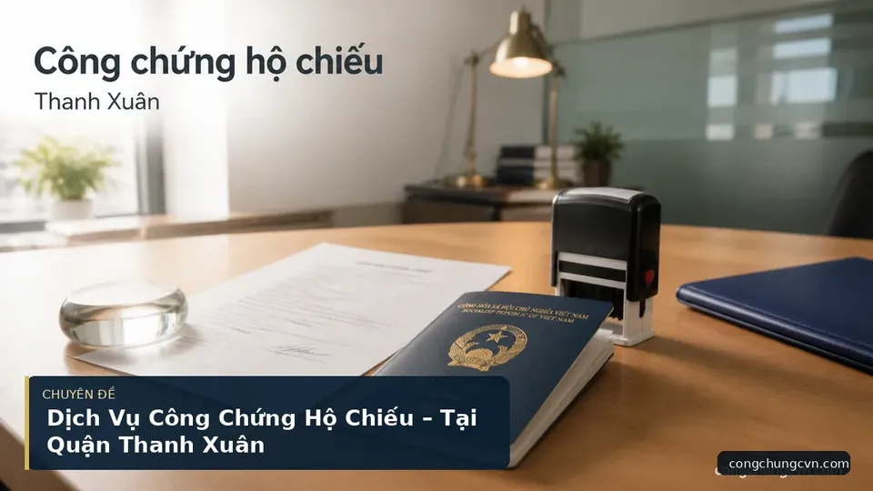 Dịch Vụ Công Chứng Hộ Chiếu – Tại Quận Thanh Xuân