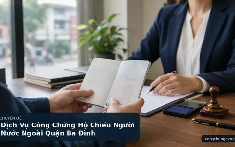 Dịch Vụ Công Chứng Hộ Chiếu Người Nước Ngoài Quận Ba Đình