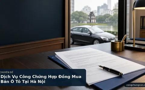 Dịch Vụ Công Chứng Hợp Đồng Mua Bán Ô Tô Tại Hà Nội