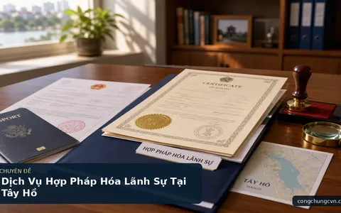 Dịch Vụ Hợp Pháp Hóa Lãnh Sự Tại Tây Hồ