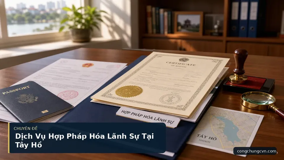Dịch Vụ Hợp Pháp Hóa Lãnh Sự Tại Tây Hồ