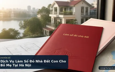 Dịch Vụ Làm Sổ Đỏ Nhà Đất Con Cho Bố Mẹ Tại Hà Nội
