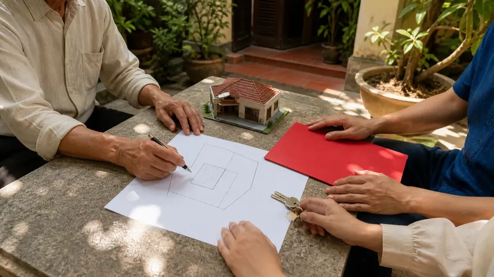 Dịch Vụ Làm Sổ Đỏ Nhà Đất Cho Con Thừa Kế Tại Hà Nội — hình minh họa công chứng