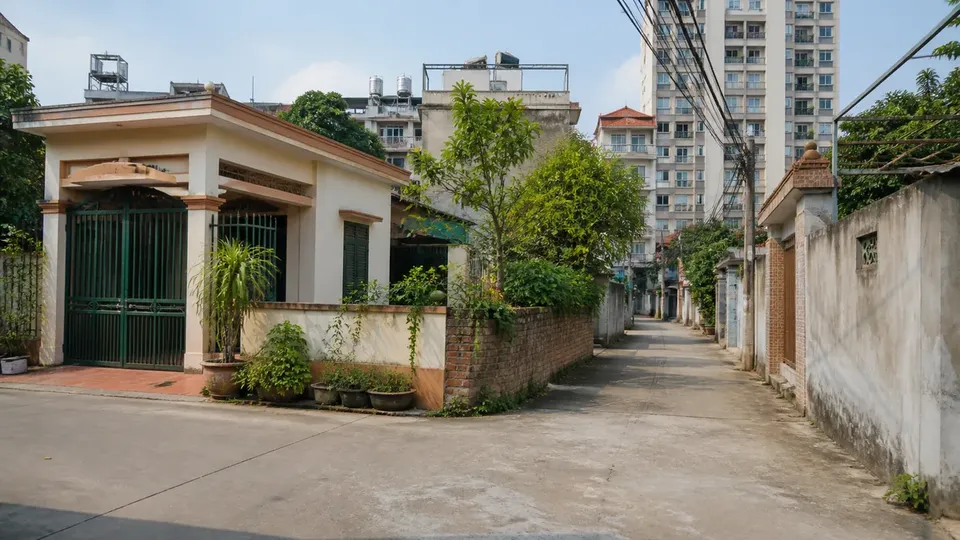 Giá Nhà Đất Và Căn Hộ Huyện Đan Phượng: Mặt Tiền/Phố, Ngõ Hẻm — hình minh họa công chứng